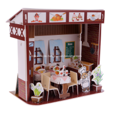 Westlichen Restaurant 3D-Puzzle